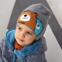 Detské čiapky - zimné - chlapčenské  - model - 2/823